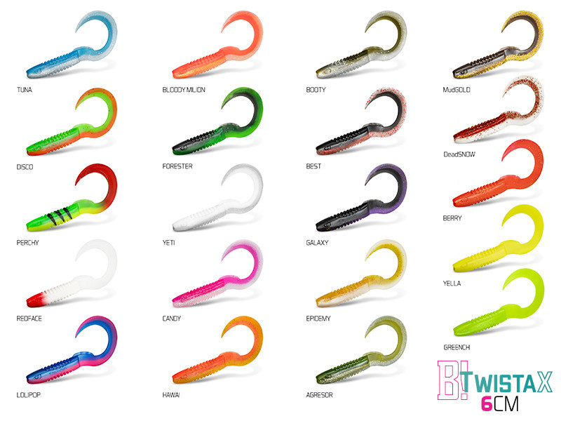 Delphin TwistaX Eeltail UVs 6 cm 1 ks