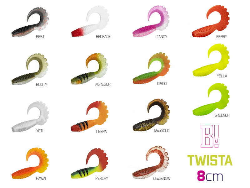 Delphin TWISTA UVs 8 cm 1 ks